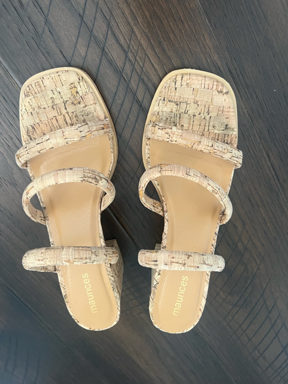 Super cush Rachel cork block heels